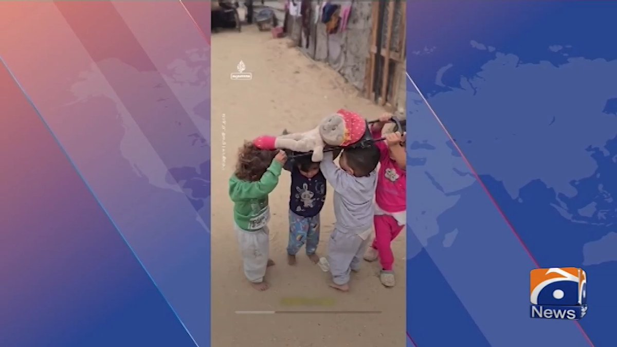 غزہ سے سامنے آنے والی ايک ويڈيو نے دنيا بھر کے دلوں کو ہلا کر رکھ ديا
