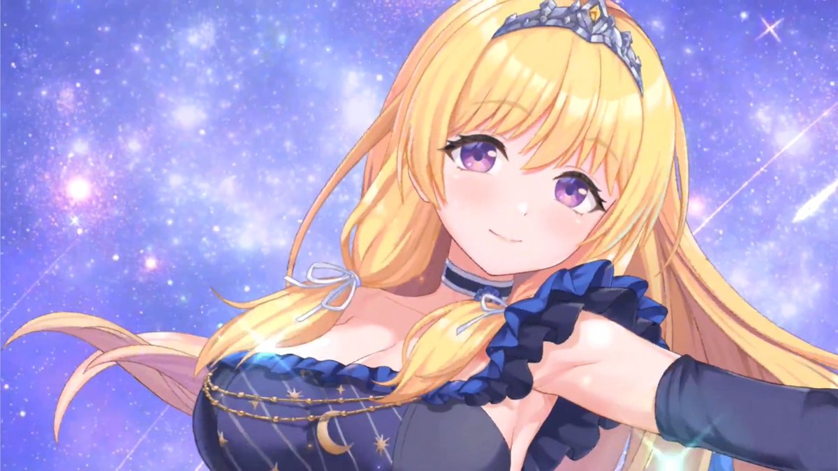 ◤￣￣￣￣￣￣￣￣￣￣￣￣￣￣￣￣￣ 花房みなみ（ノクターナルブルー）登場‼️ ＿＿＿＿＿＿＿＿＿＿＿＿＿＿＿＿＿◢ 🌠新衣装のアイドル 花房みなみ（ノクターナルブルー）が登場‼️ 🌟登場期間🌟 4/1 00:00～4/15 23:59 #ステラP