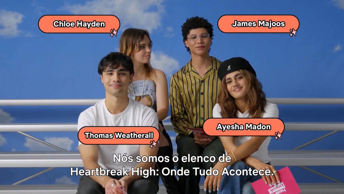 O elenco SABOROSO de Heartbreak High: Onde Tudo Acontece reagiu ao que vocês andam falando por aqui... 🔥👀🇧🇷