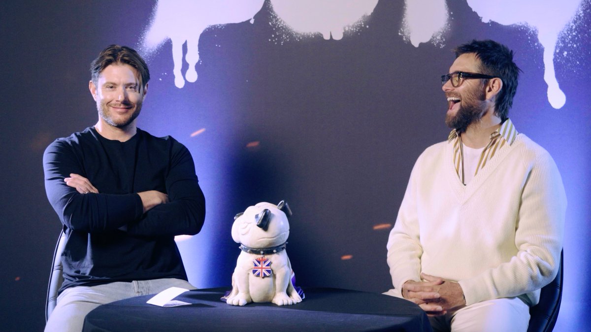 Terror flew all the way to Rome to film with these two lovely gents