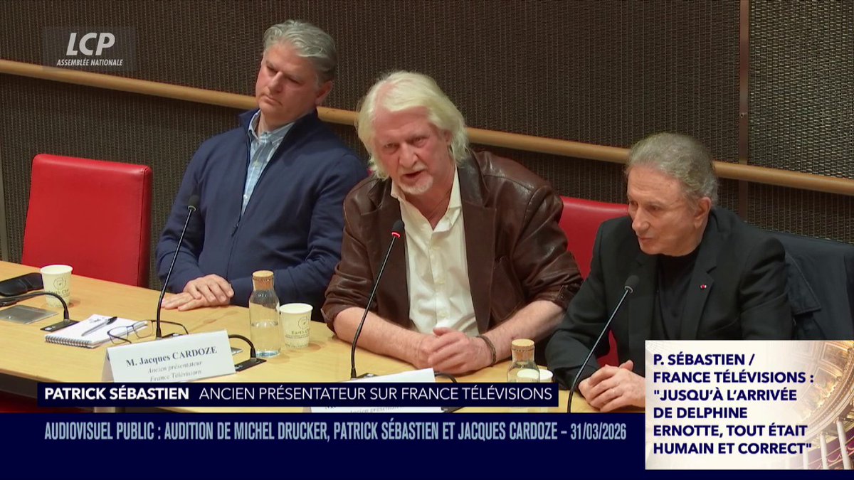 "J'ai travaillé pour M. Berlusconi, qui est très critiquable, et je vous promets qu'il y avait plus d'humanité et de respect du public que j'en ai trouvé sur le service public", déclare Patrick Sébastien devant la commission d'enquête. #DirectAN