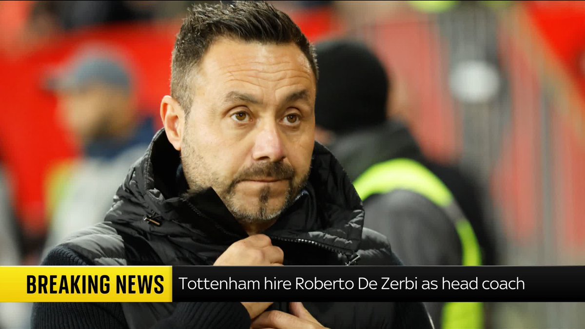 BREAKING: Tottenham Hotspur have confirmed the appointment of Roberto De Zerbi as the club's new Men's head coach 📺 Sky 501, Virgin 602, Freeview 233 and YouTube