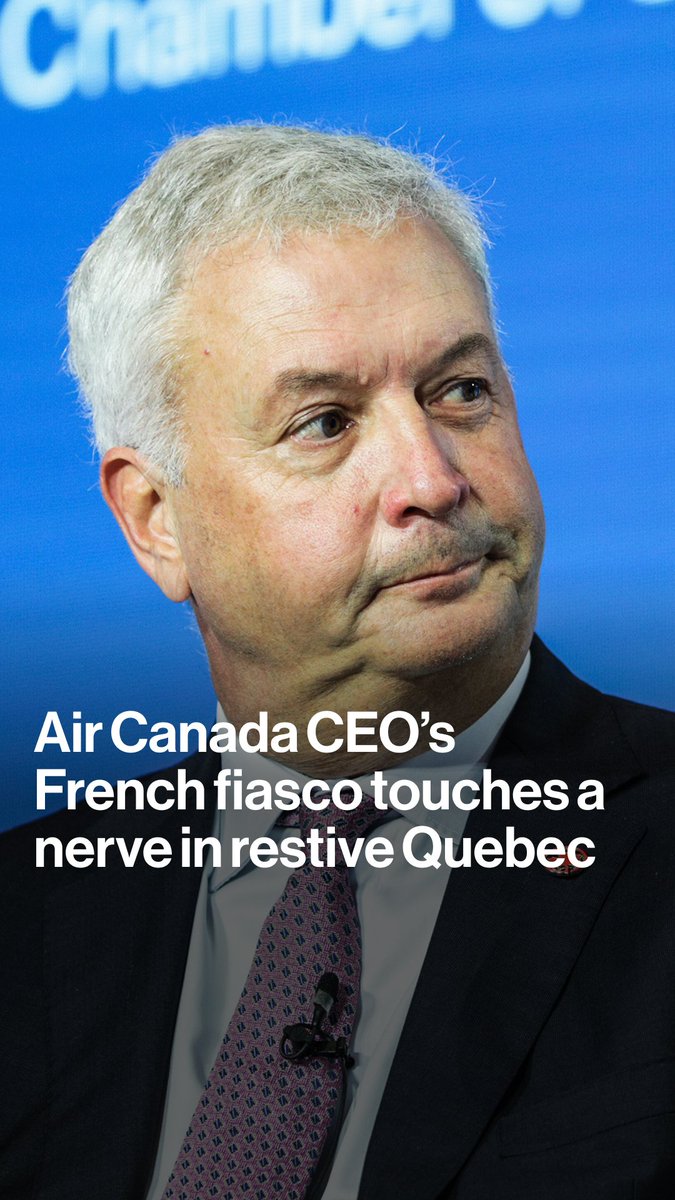 Air Canada's CEO Michael Rousseau is stepping down following blowback from a video statement he gave — almost entirely in English — after an Express plane collided with a fire truck at LaGuardia airport on March 22. Mathieu Dion explains why the CEO's lack of a French apology led to this moment