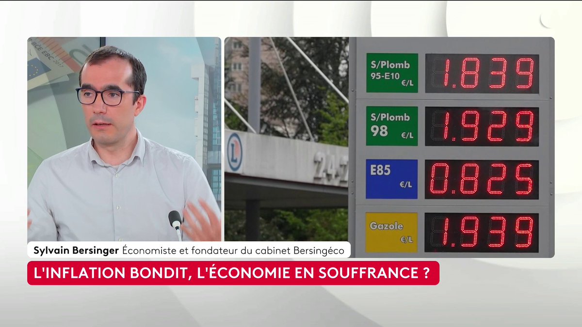 🔴 🗣️ Proposition de baisse de la TVA face à la hausse des prix du carburant : "Ces mesures générales coûtent très cher et arrosent absolument tout le monde, y compris les gens qui n'en ont pas besoin", estime l'économiste Sylvain Bersinger. #ToutEstPolitique #Canal16
