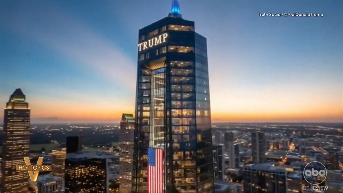 TRUMP PLANS LIBRARY IN MIAMI, INCLUDING TWO GOLD STATUES OF HIMSELF: 'The View' weighs in on Pres. Trump revealing the hidden secrets beneath his $400 million ballroom and how the sky is the limit when it comes to plans for his presidential library.