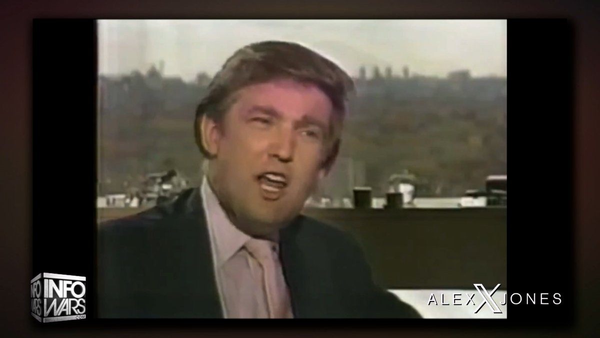 FLASHBACK VIDEO: In The 1980s, Trump Said He'd Deal With Iran The Exact Same Way He's Doing Now, Advocating For Going In & Taking Over Their Oil Production As Compensation For Losses Alex Jones Responds, "I'll Take The Trump From 10 Years Ago, Not The Trump From 37 Years Ago Or The Trump Of Today!" 🔴WATCH/SHARE THE LIVE ALEX JONES SHOW NOW: