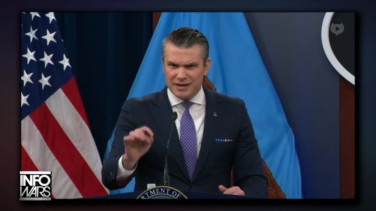 BREAKING VIDEO: "As Far As President Trump & Boots On The Ground, I Don't Understand Why The Base Wouldn't Have Faith In His Ability To Execute On This!" War Sec. Pete Hegseth Criticizes Trump Supporters For Not Backing A Ground Invasion Of Iran! Alex Jones Responds, "The General Public Doesn't Like This, The Active Duty Doesn't Like This, The Veterans, The War Heroes... We're Just Saying You Need To End This!" 🔴WATCH/SHARE THE LIVE ALEX JONES SHOW NOW: