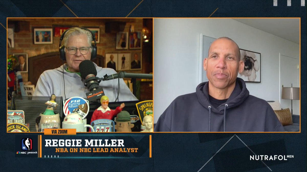 "I give the official and the officiating crew a lot of credit for swallowing their whistles." – Reggie Miller on the Dan Hurley/referee interaction at the end of UConn's win over Duke. Nutrafol #PARTNER