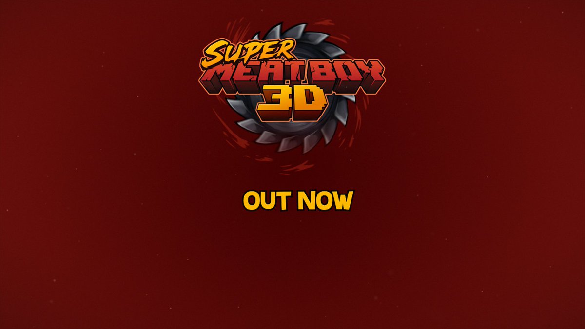 The steaks have been raised 🥩 Super Meat Boy 3D is out NOW: