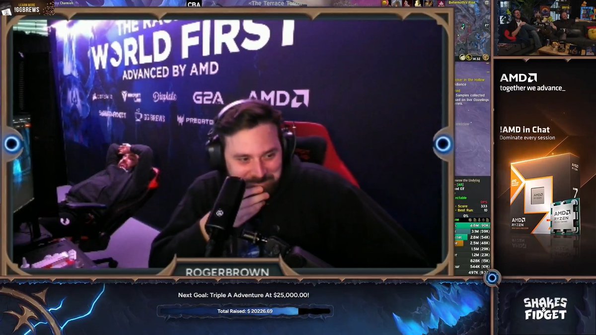Our king returned to raid for 1 night only in this AMD Gaming Ryzen™ Rewind ⏪ #EchoAdvancedByAMD