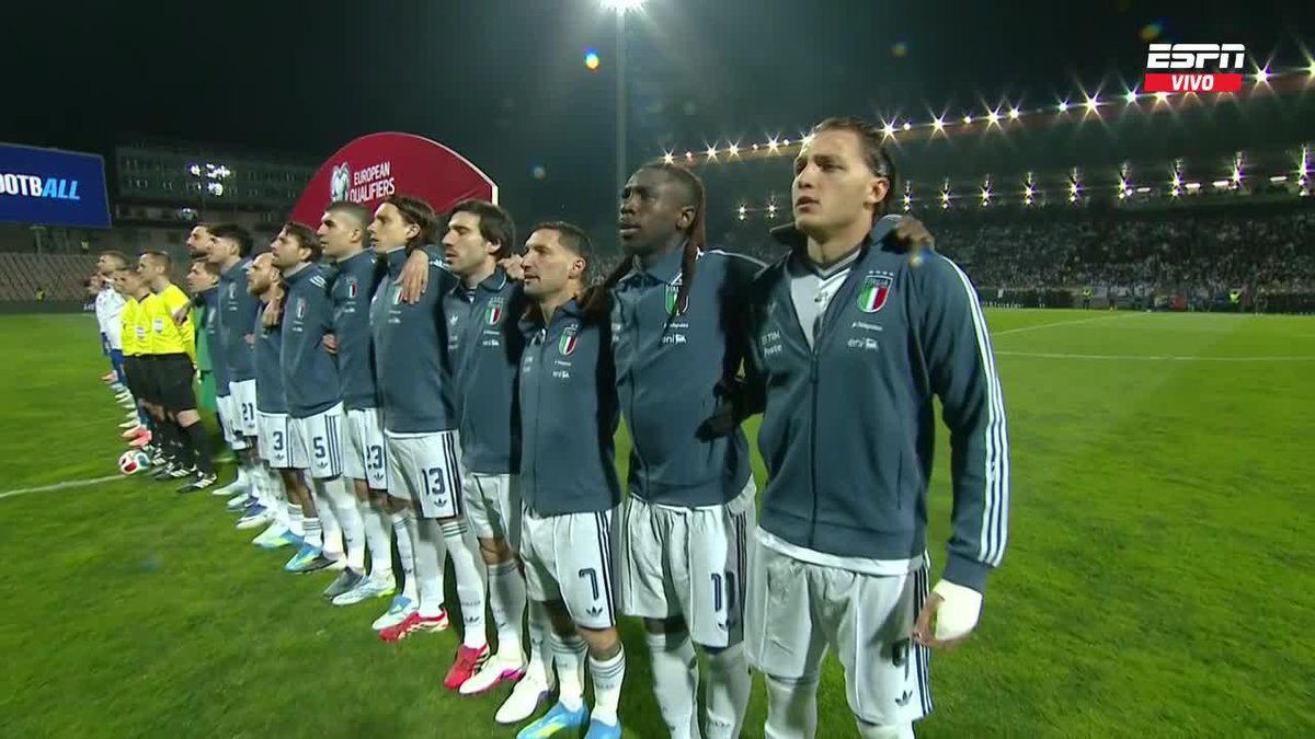 El himno italiano en Bosnia. Se viene el REPECHAJE. 🇮🇹⚔️🇧🇦