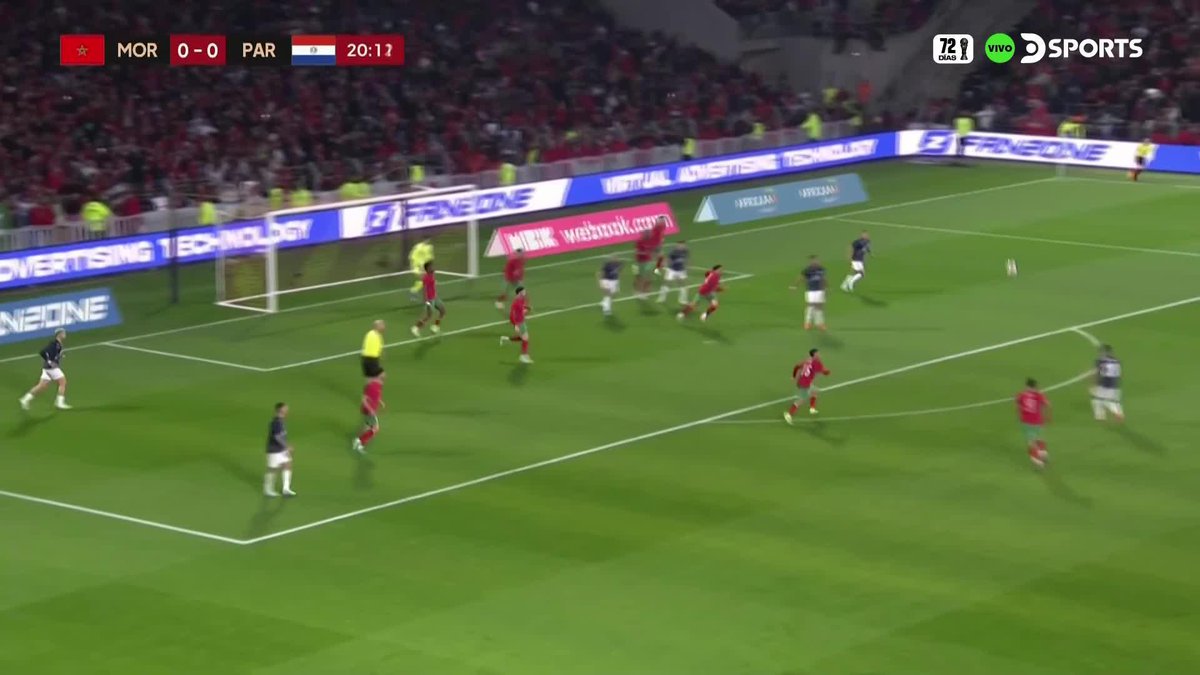 Por Dios, el primer tiempo de Paraguay ante Marruecos fue cátedra de fútbol. Le cedieron la pelota, Marruecos no pateó al arco ni 1 sola vez, y Paraguay lo bombardeó de contra, y tuvo más remates y peligro. Totalmente superior Alfaro en el primer tiempo.