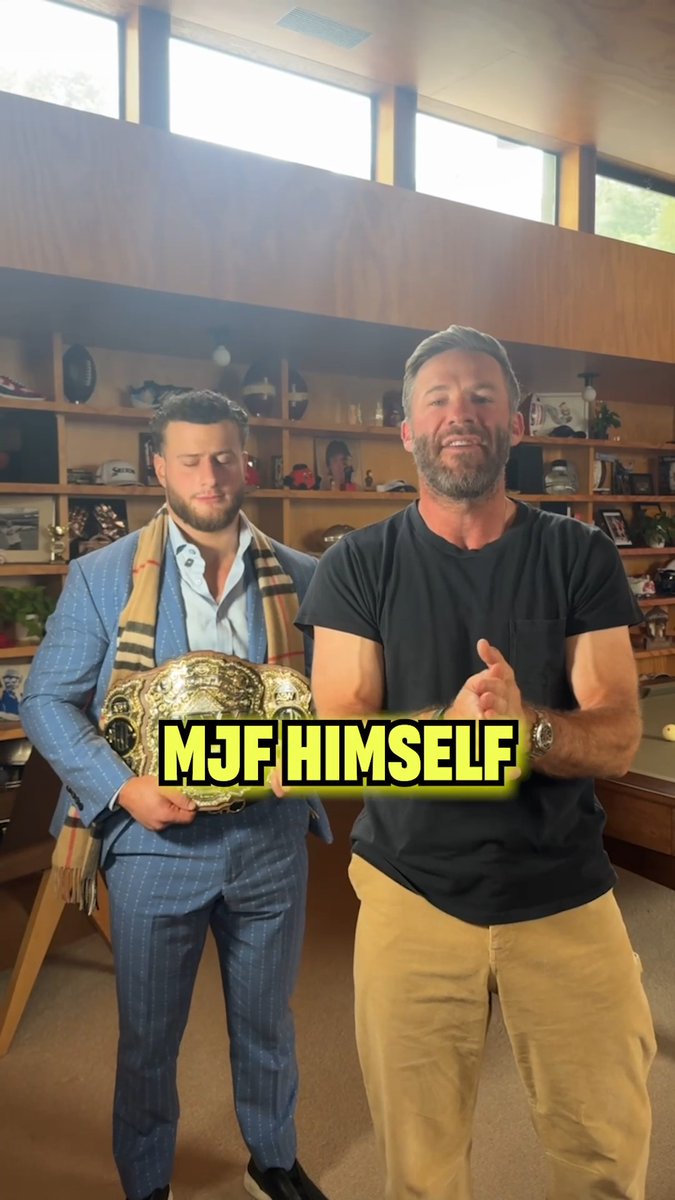 MJF is in the studio today to go over his Iron Man Match 👀 📺 Watch the full episode out now on YouTube!