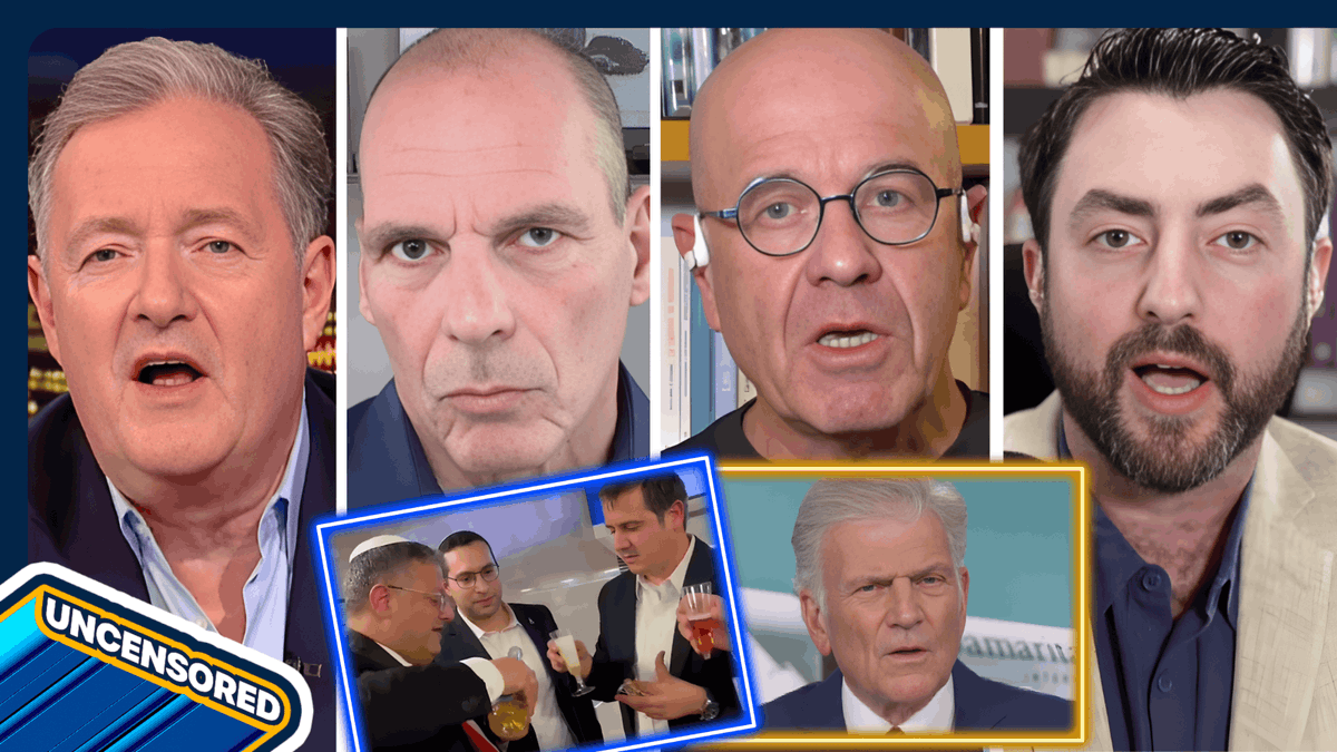 "To get peace, sometimes it's wholly necessary to prepare for war!" Former Israeli President Avraham Burg debates Josh Hammer in today's Uncensored on Israel-Iran. Just dropped!👇 📺 Piers Morgan | Yanis Varoufakis | Josh Hammer | Franklin Graham