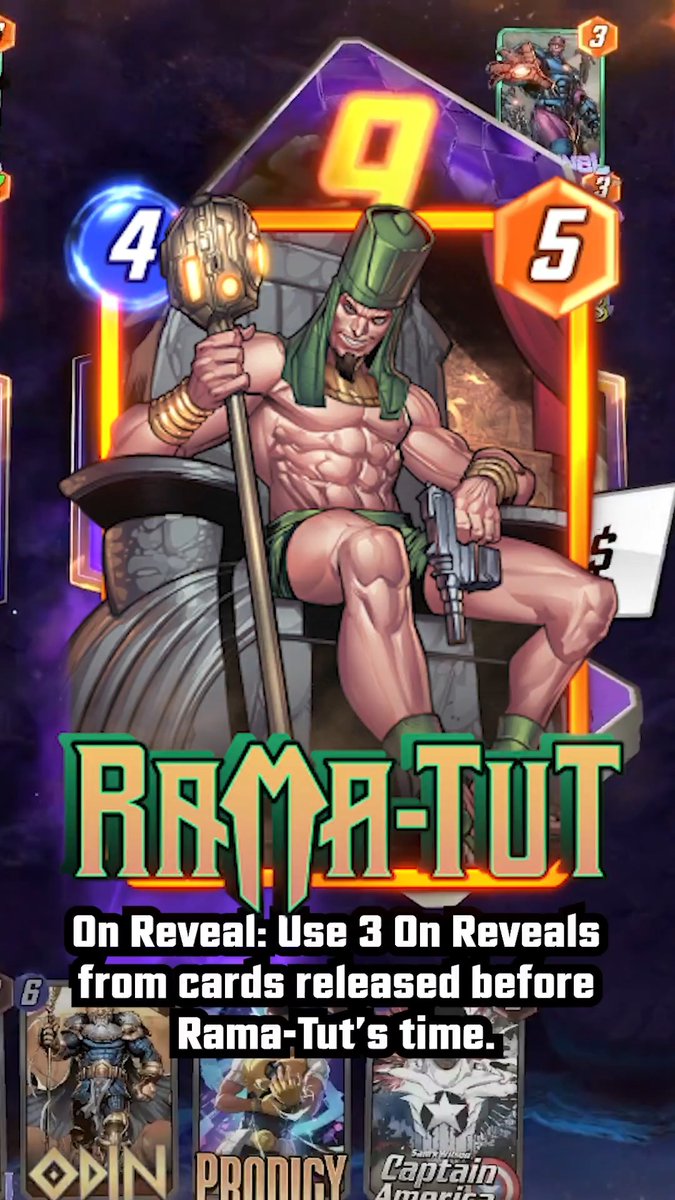 Rama-Tut has entered the timeline. ⏳ New card spotlight featuring dekkster with early deck ideas and first impressions all in one place.