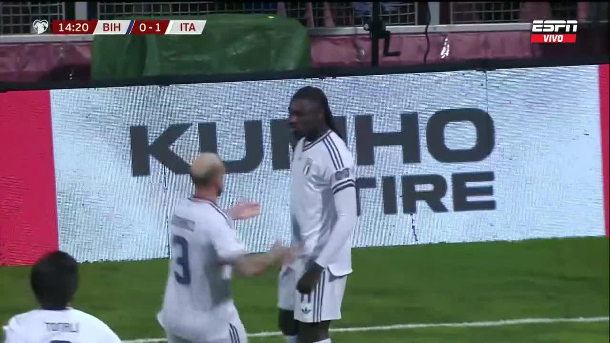 ‼️🇧🇦🇮🇹 INCREÍBLE ERROR DEL ARQUERO Y GOLAZO DE KEAN PARA EL 1-0 DE ITALIA.