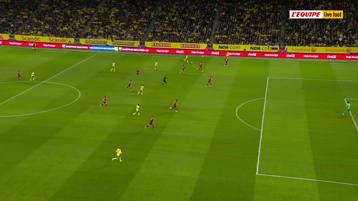 ⚽️ ANTHONY ELANGA DÉLIVRE LA SUÈDE 🇸🇪 FACE À LA POLOGNE 🇵🇱 !!! Superbe but. 🎥 L'Équipe