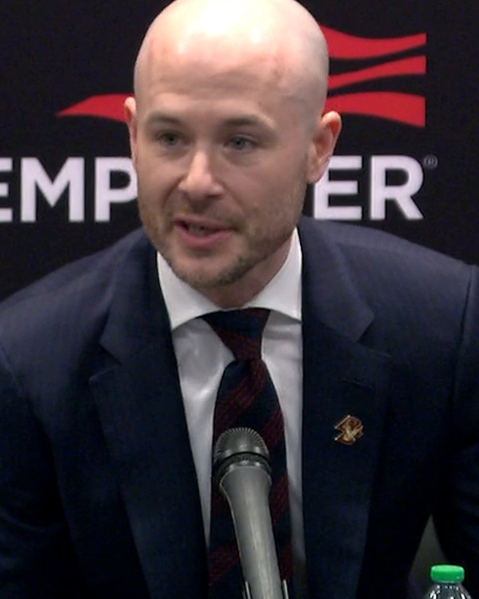 "I'm so grateful for him and all that he's taught me. I hope I can do him proud here." Luke Murray gives thanks to Dan Hurley in his introductory press conference at Boston College 🤝