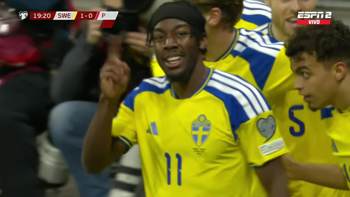 🤯🇸🇪 GOLAZO DE SUECIA Y ASÍ LE ESTÁ GANANDO EL REPECHAJE A POLONIA.