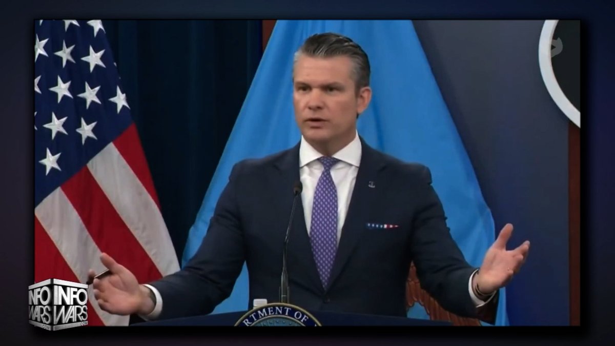BREAKING: "Regime Change Has Occurred, And This New Regime Should Be Wiser Than The Last!" War Sec. Hegseth Reports On Peace Talks With Iran, "President Trump Will Make A Deal- He Is Willing- And The Terms Of The Deal Are Known To Them. If Iran Is Not WIlling, Than The US War Department Will Continue With Even More Intensity!" Hegseth Goes On To Say That Active American Troops He's Spoken To Want To "Finish The Mission" Alex Jones Responds, "Everyone I'm Talking To Is Saying The Opposite!" 🔴WATCH/SHARE THE LIVE ALEX JONES SHOW NOW: