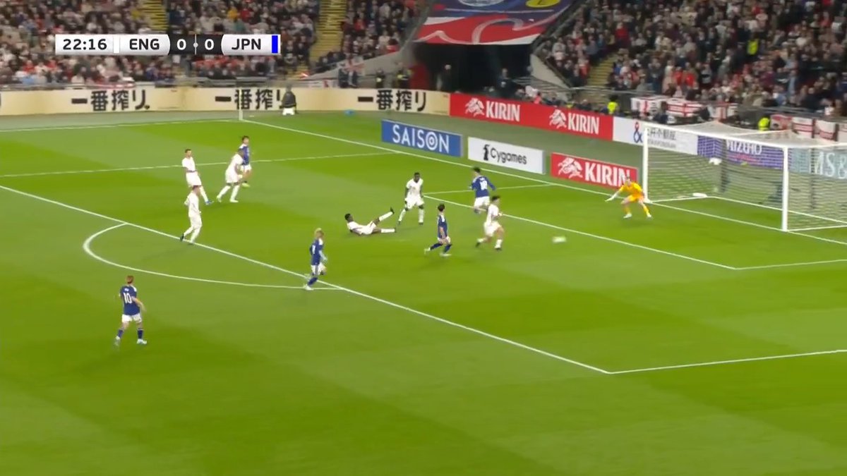 🏆キリンワールドチャレンジ2026 🇯🇵#SAMURAIBLUE vs イングランド代表🏴󠁧󠁢󠁥󠁮󠁧󠁿 三笘薫のゴールで日本先制！✨ カウンターからイングランドDF陣を崩す💪💪 📱U-NEXT 📺NHK Eテレ #最高の景色を #サッカー日本代表