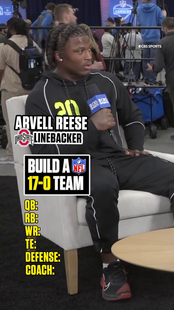 Is Arvell Reese’s team going 17–0? 👀