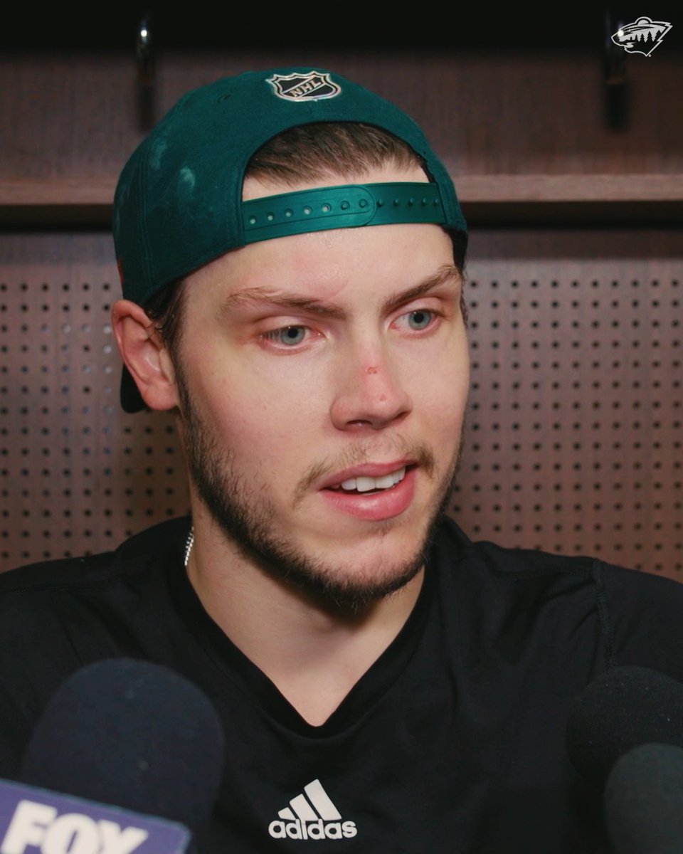 "Guys seemed hungry today" 🗣️ Jesper Wallstedt on the energy at practice today #mnwild