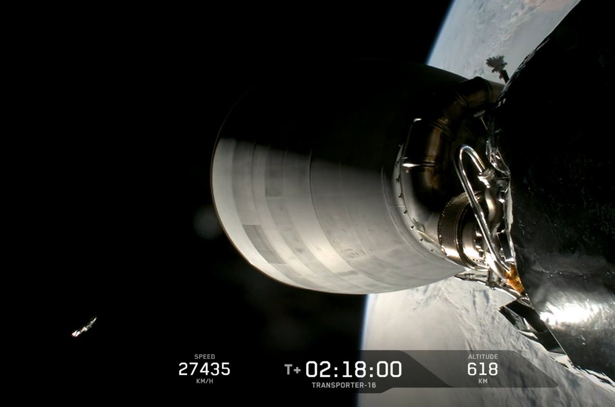 I'm excited to announce we have achieved our Tier 1 mission success criteria and have begun gathering a tremendous amount of data on how this brand new spacecraft performs. On March 30th, 13:17:08Z, the Gravitas spacecraft separated from the SpaceX Transporter-16 stack to begin its mission as one of the highest power free-flying satellites ever launched. Immediately after separation, the spacecraft autonomously: - Executed detumbling maneuvers - Established two-way communications with the ground (on our very first ground station pass) - Deployed its 20kW solar arrays - Slewed to a safe and stable attitude to await further ground commands These actions alone are a testament to the incredible work of our in-house engineering, software, and GNC teams to build a robust spacecraft. Since then, our operations team completed all initial system activations and checkouts, confirming the vehicle is in a power positive and thermally stable state with no major anomalies observed at this time. We completed this phase of the mission ahead of schedule. Next up we will be powering up and downlinking data for all payloads aboard the Gravitas spacecraft in support of our customers and partners while continuing to put the spacecraft through its paces. As we noted ahead of launch: The goal of this mission is to experiment and push our systems to the limit to inform future missions. I look forward to sharing more on our successes and challenges as the mission proceeds. Video of our satellite below; link to full T-16 webcast:
