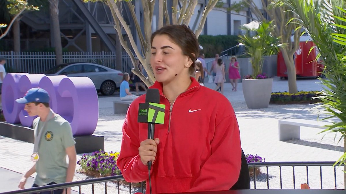 Bianca Andreescu just earned her first tour-level win of 2026 💪 The Canadian talked to us about life off the court, including new musical endeavors 🎧 #CharlestonOpen