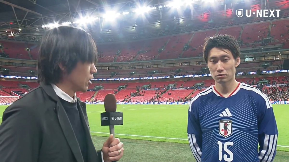 🇯🇵 #鎌田大地 選手 試合後インタビュー 🗣️「素晴らしいテストマッチになった」 ⚽️ 国際親善試合 ⚔️ 日本 v イングランド 🔗