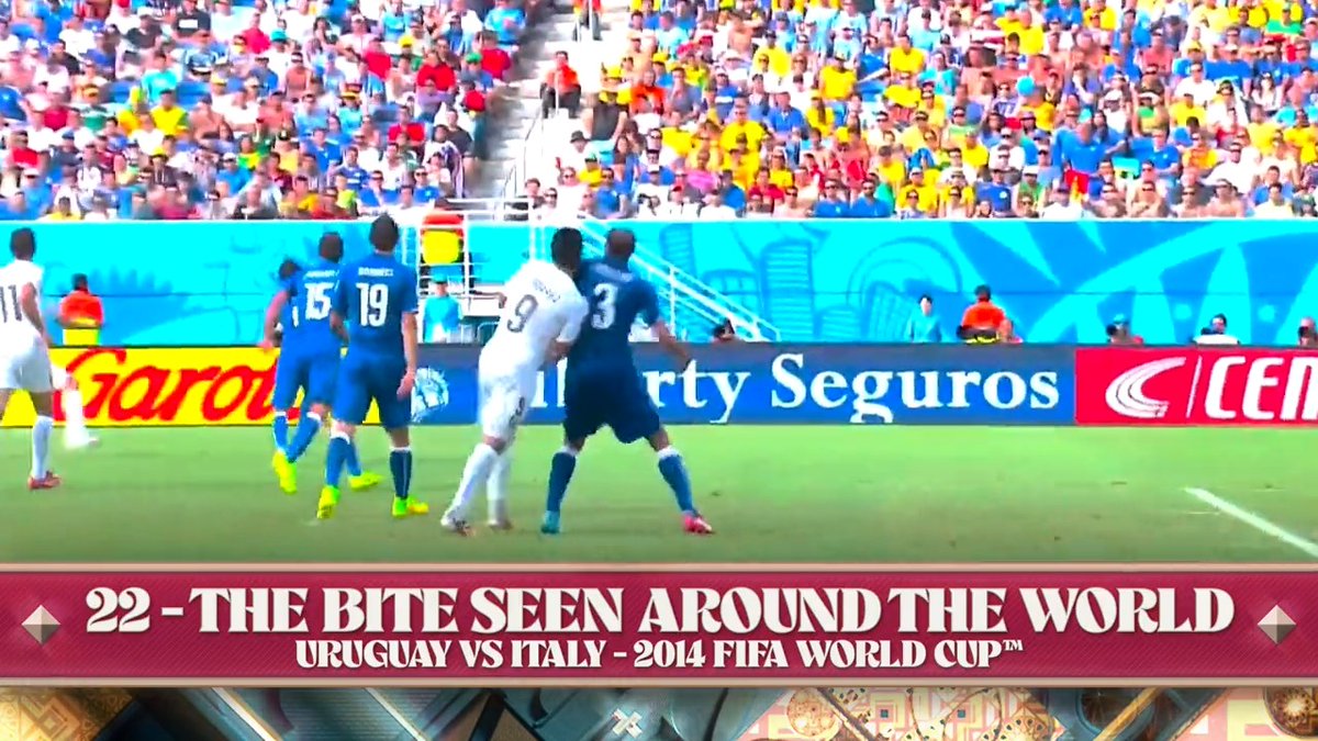 Italy haven't played a men's World Cup game since Luis Suarez bit Giorgio Chiellini, and that will remain true for at least four years 🤯
