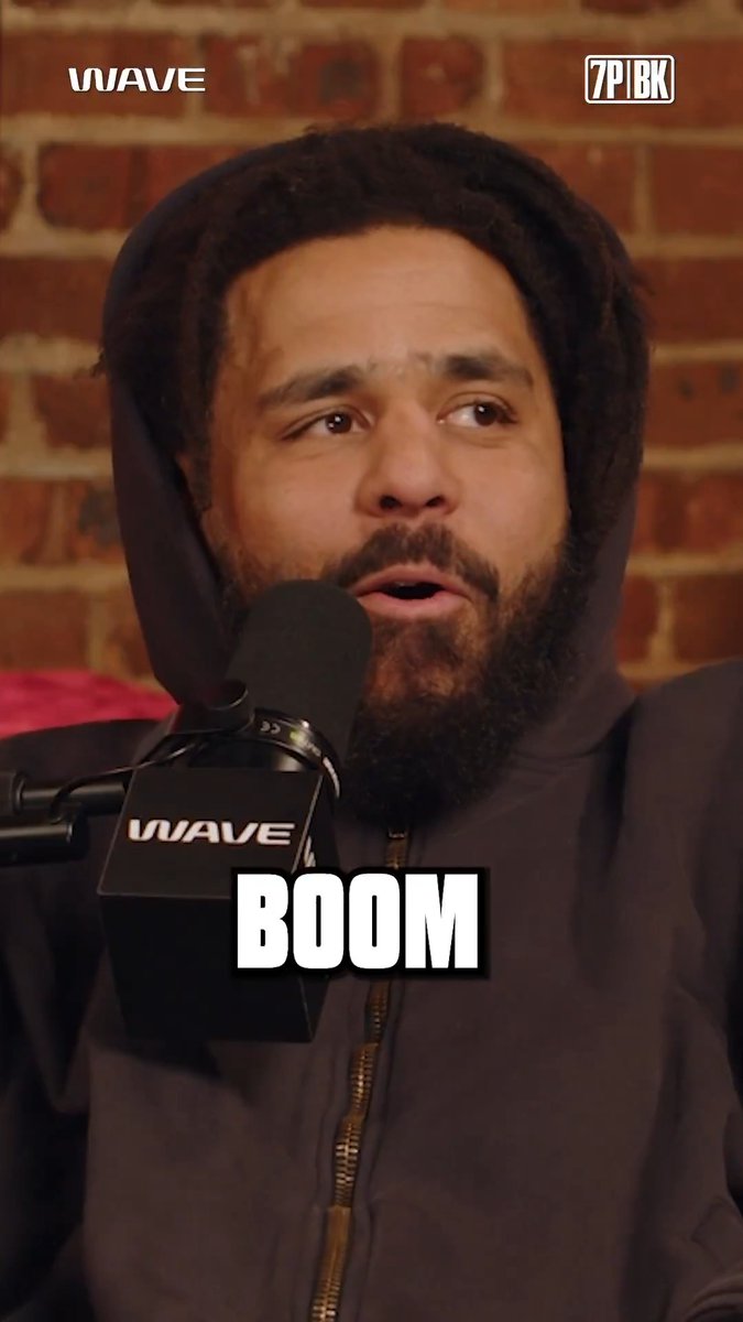 It's not a proper J. Cole conversation without a few BOOM BOOM BOOMs 🤣💥