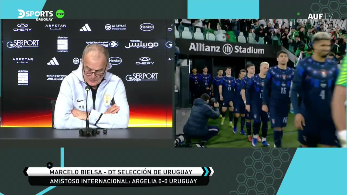 "DESCRIBIR A URUGUAY COMO CANDIDATO A CAMPEÓN DEL MUNDO ME PARECE IMPRUDENTE" La palabra de Marcelo Bielsa en conferencia de prensa.