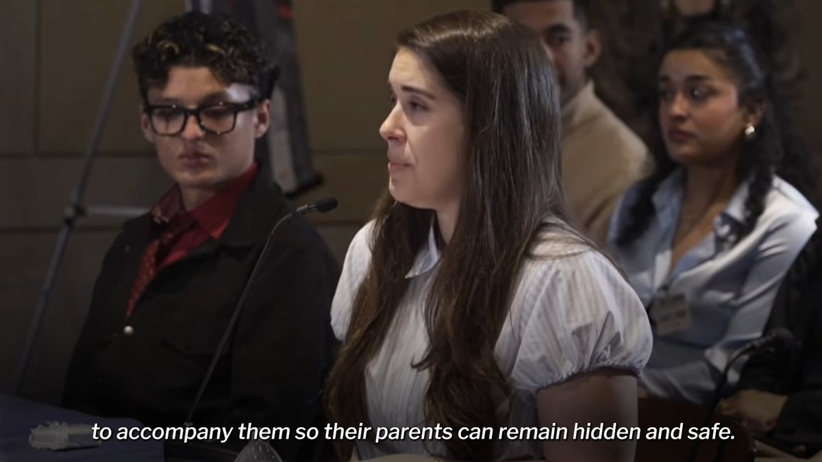 Kids should be focused on going to school and playing with their friends, not living in fear that their parents will be kidnapped by ICE. Listen to Nicole Isern’s heartbreaking testimony about how Trump’s cruelty has impacted the kids and families she works with.