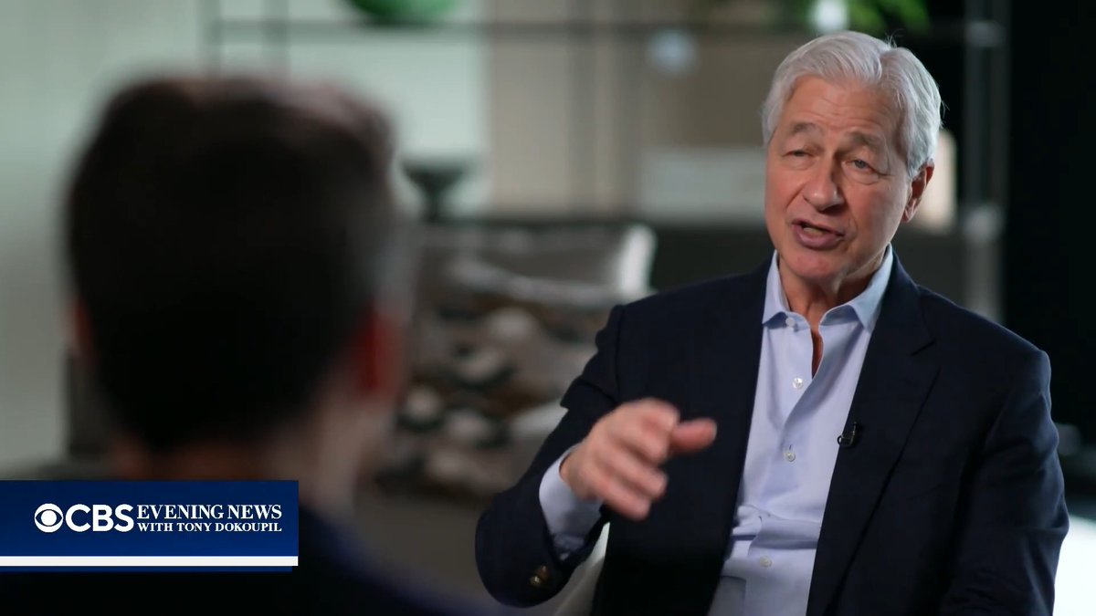 EXTENDED INTERVIEW: JPMorgan Chase CEO Jamie Dimon shares his thinking on capitalism, AI, prediction markets and much more in an interview with @TonyDokoupil.