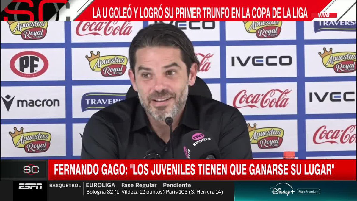 "ME CUENTAS LAS QUE ERRÓ EL RIVAL, PERO NO LAS QUE ERRAMOS NOSOTROS..." Fernando Gago y su reacción a una consulta por las ocasiones de gol que se generó Audax y si el resultado de la U pudo ser más estrecho. ▶️ Mira #SportsCenter en el Plan Premium de #DisneyPlus