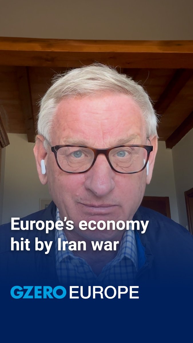As the war in Iran drives energy prices higher, Europe is feeling the shock. In this #GZEROEurope, Carl Bildt warns the conflict could spark an inflation surge and further weaken an already fragile economy.