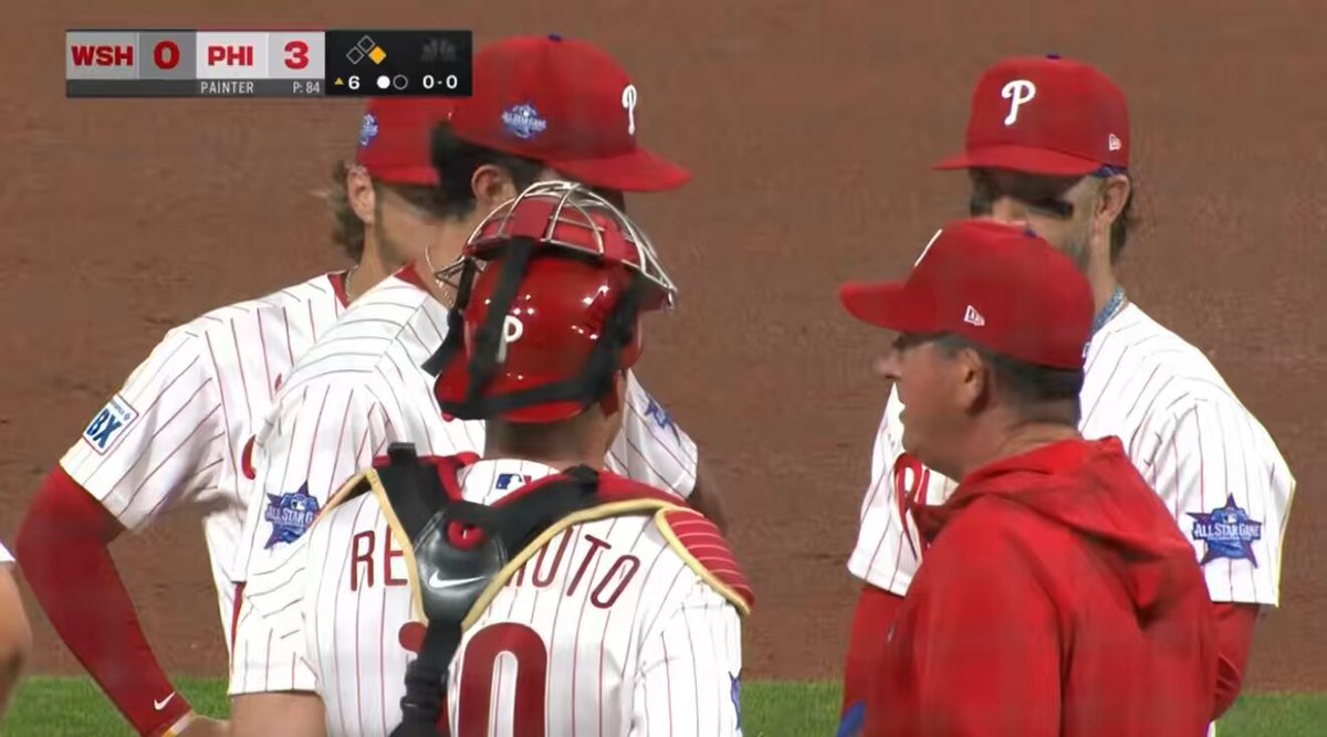 Andrew Painter’s MLB debut ends with a standing ovation! 5.1 IP | 4 H | 1 ER | 1 BB | 8 K