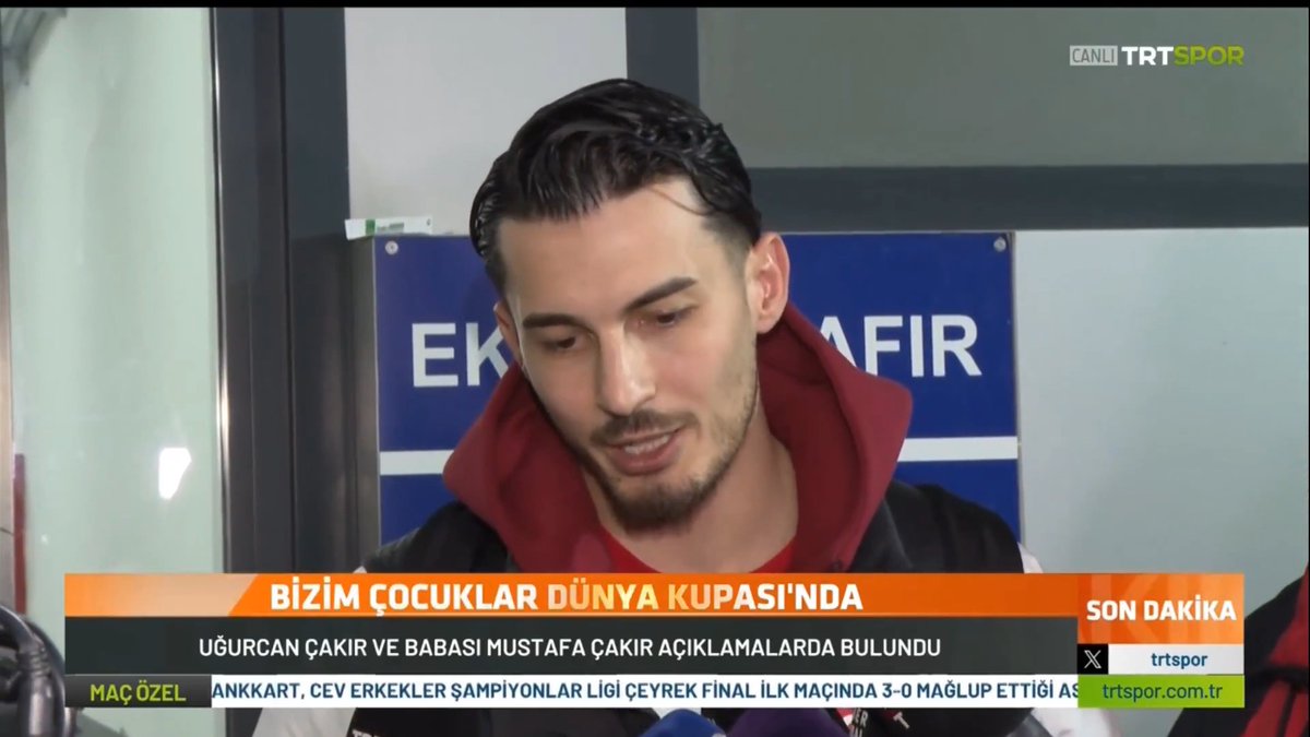 Uğurcan Çakır: "2002'de Rüştü ağabey harikaydı. Harika kurtarışlar yapmıştı. 2002 kadrosu çok güzel bir kadroydu, inşallah bizler de çok büyük başarılar elde edip ülkemizi gururlandırırız."