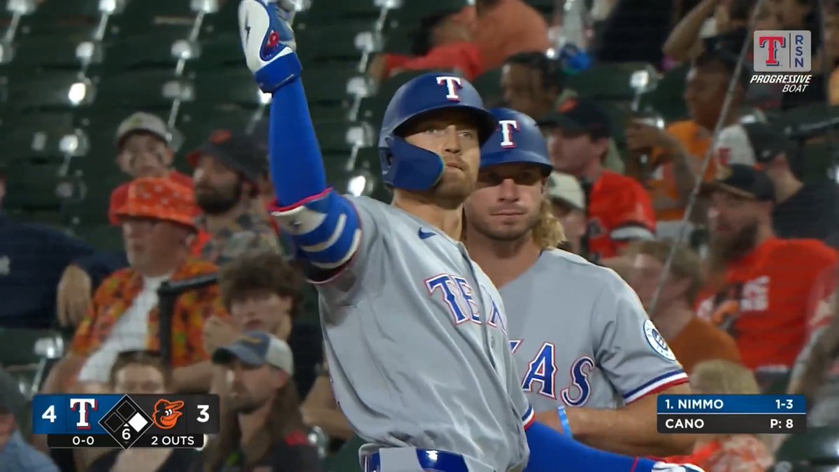 .Brandon Nimmo lassos in the lead! 🤠
