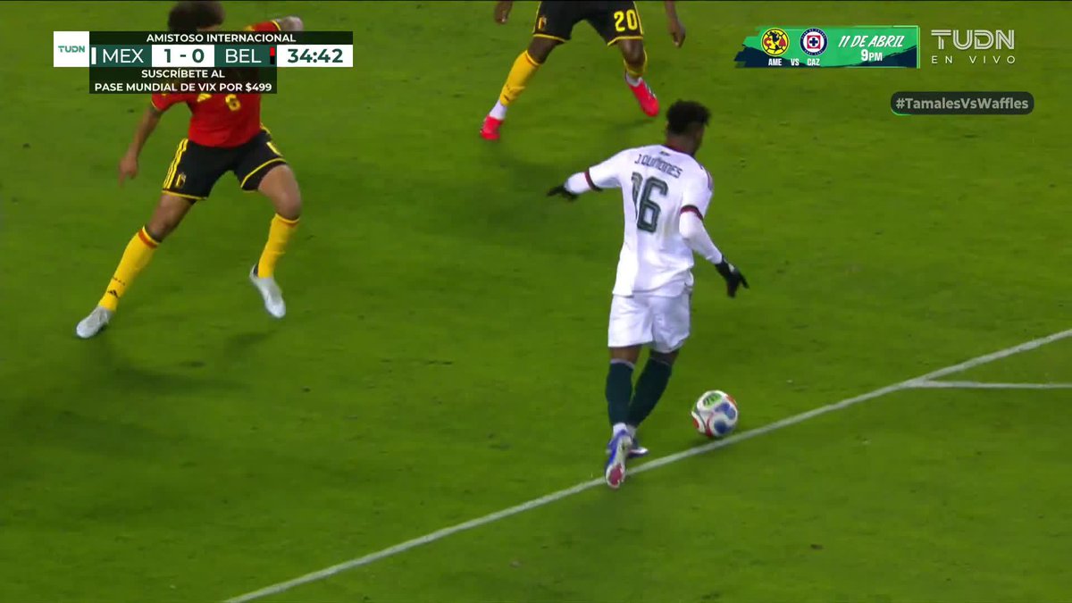🚨 ¿ES MÉXICO O EL BARCELONA DE GUARDIOLA? 😍🔥 ¡Jugadón del Tri! Se juntaron Quiñones, Raúl y Brian y por poco firman un GOLAZO 🤌🏼🇲🇽 #TamalesVsWaffles
