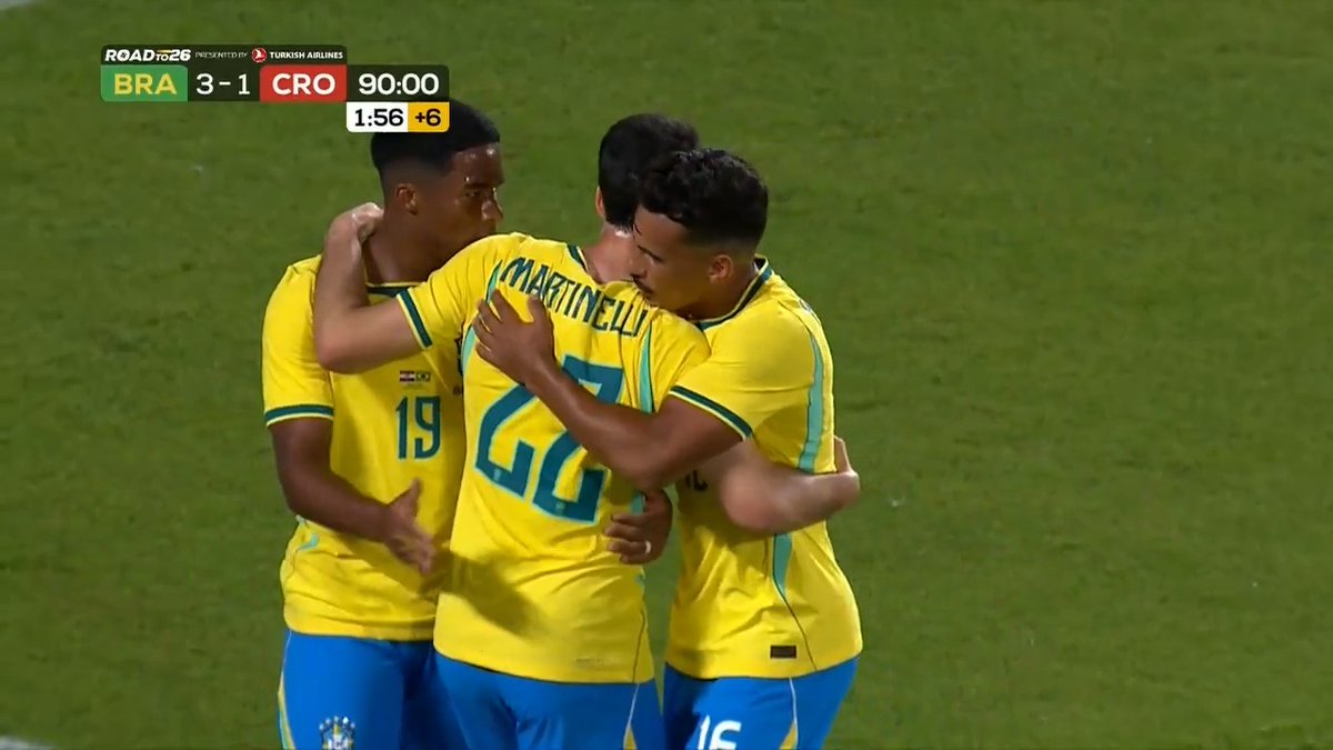 Martinelli goal for Brazil