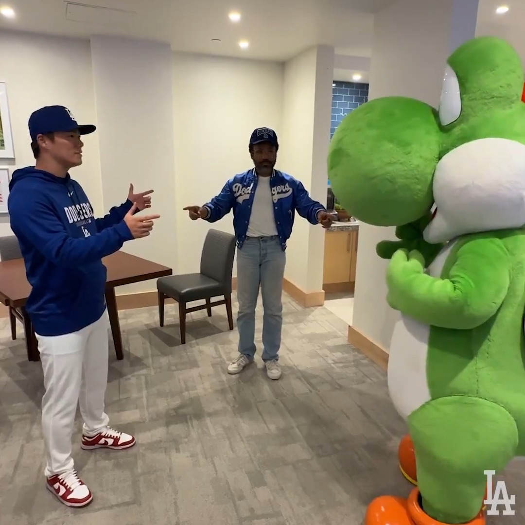 Yoshi, meet Yoshi, meet Yoshi. 😂