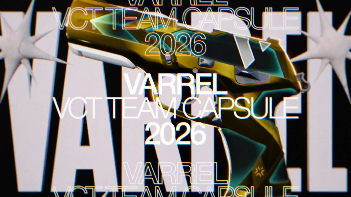 𝑽𝑨𝑹𝑹𝑬𝑳 𝑨𝑺𝑪𝑬𝑵𝑫𝑺 VARREL TEAM CAPSULE 2026.4.2 — RELEASE VARRELチームカプセルは4月2日から販売開始 #VLWIN #VALORANT