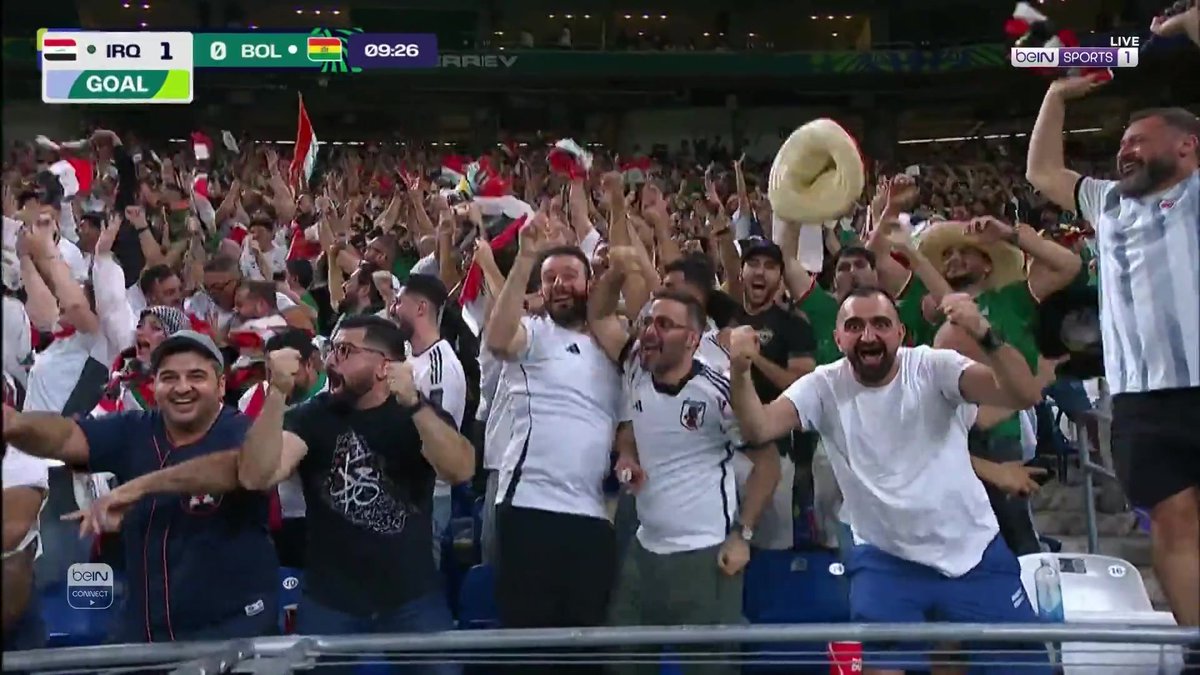 🚨🚨🚨🚨🚨🚨🚨🚨🚨🚨 هدف المونديال!!!!! هدف العراق التاريخي بالكامل عن طريق علي الحمادي بتعليق علي سعيد الكعبي ♥️🇮🇶