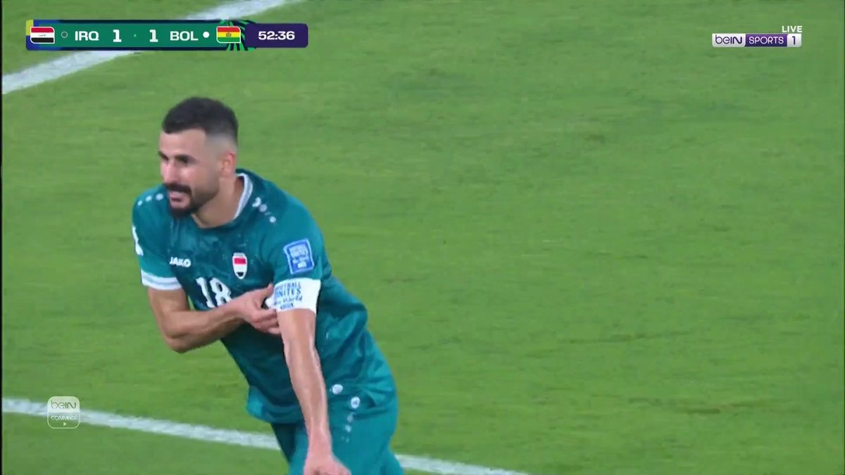 🚨🚨🚨🚨🚨🚨🚨🚨🚨🚨 هدف المونديال!!!!! هدف العراق التاريخي بالكامل عن طريق الأسطورة أيمن حسين بتعليق علي سعيد الكعبي ♥️🇮🇶