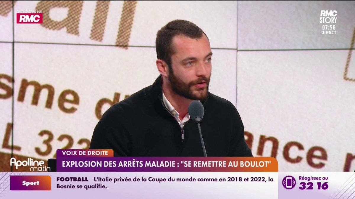 🔴 Que faire face à l’explosion de l’absentéisme au travail ? Sébastien Lecornu évoque une dérive très préoccupante 🎙️ "Il faut se remettre au boulot", martèle Louis Sarkozy #ApollineMatin