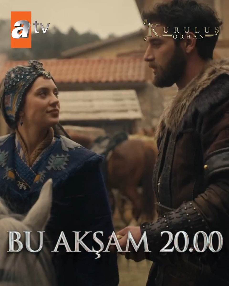 Zorlu sevda imtihanı... #KuruluşOrhan nefes kesen yeni bölümüyle bu akşam 20.00'de atv'de! 🔥 atv