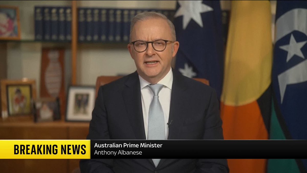 🗣️ "You should go about your business and your life as normal." Australian PM Anthony Albanese addressed the nation about what the govt is doing to help protect people from the impact of the Iran war, which includes cutting fuel excise duty in half.