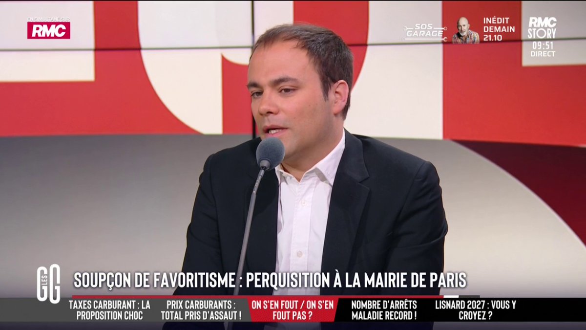 🗣️ Charles Consigny : « Cette perquisition de la Mairie de Paris a eu lieu après la campagne. C'est marrant: quand c'est la droite, c'est avant et quand c'est la gauche, c'est après. »